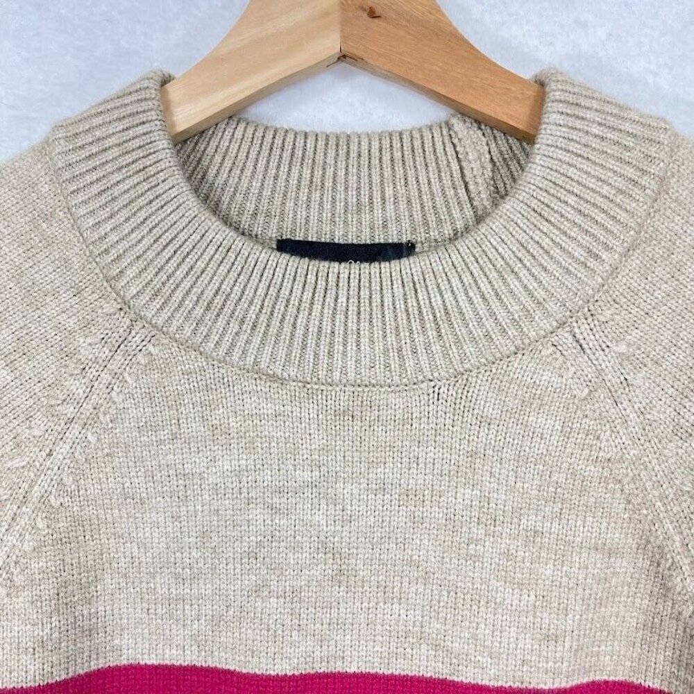 Anthropologie Lea & Viola Pullover Sweater Boho Academia Preppy Oversized NWT S - Picture 5 of 10